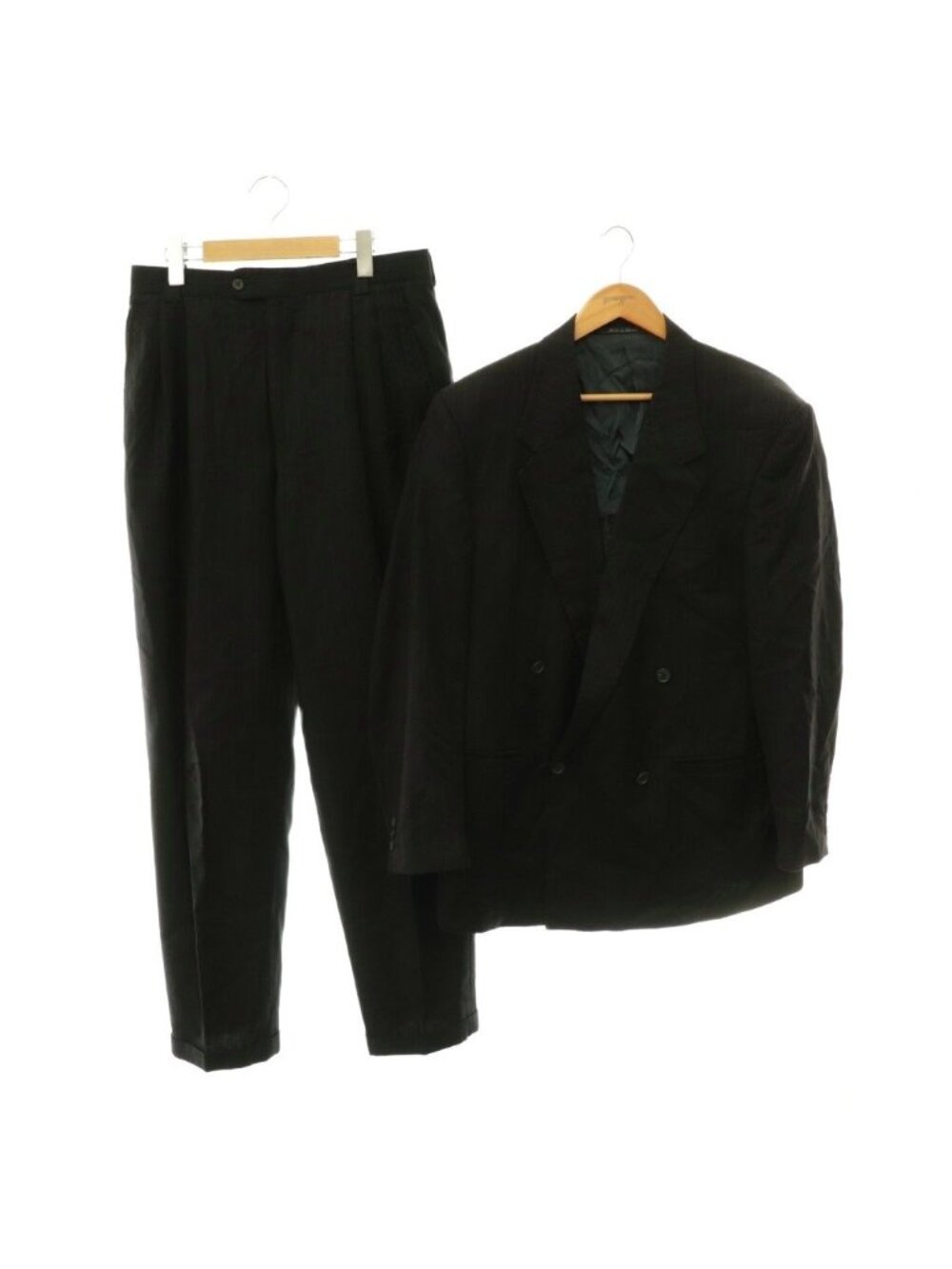 Versace Classic V2 Singles Set T-Shirt Pants Unlined Pinstripe Black